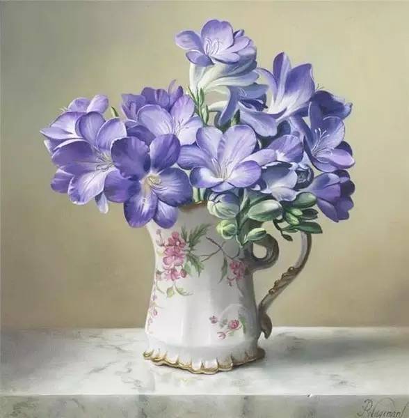 大师之作丨让人为之惊叹的花卉静物油画作品